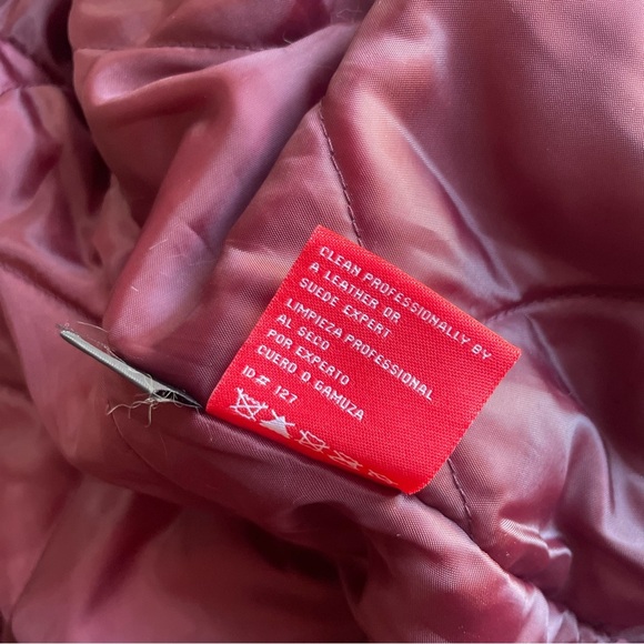 NWT Vintage Washington Redskins Suede Leather Varsity Letterman Full Zip Jacket - Picture 11 of 15